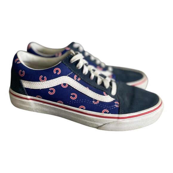 Vans Shoes - Vans Authentic MLB Chicago Cubs Women’s Sneakers Size-7.5